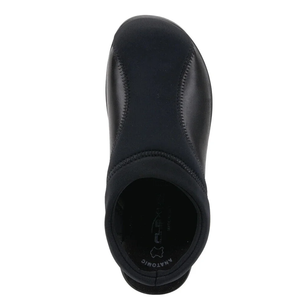 Flexus by Spring Step Flexia Clogs Women's 7.5-8 Black Leather Slingback GAL994